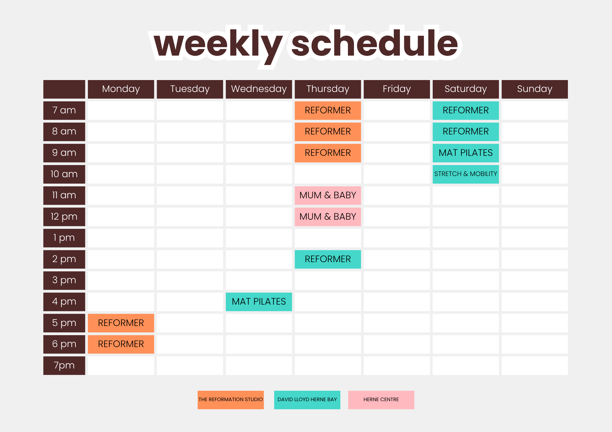 TIMETABLE (1)